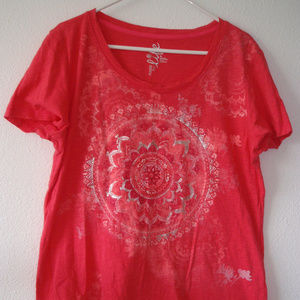 Ladie's  XL  "Made for Life"  T-shirt,  orange